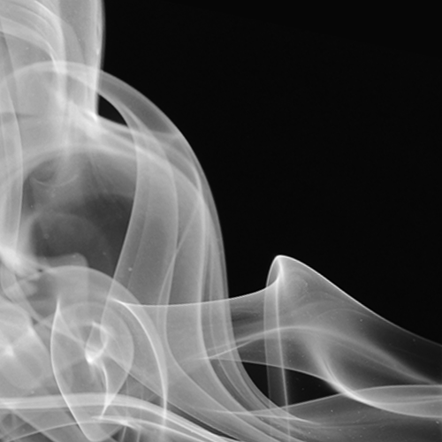 Wispy smoke